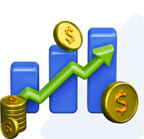 Digital wallet with crypto coins